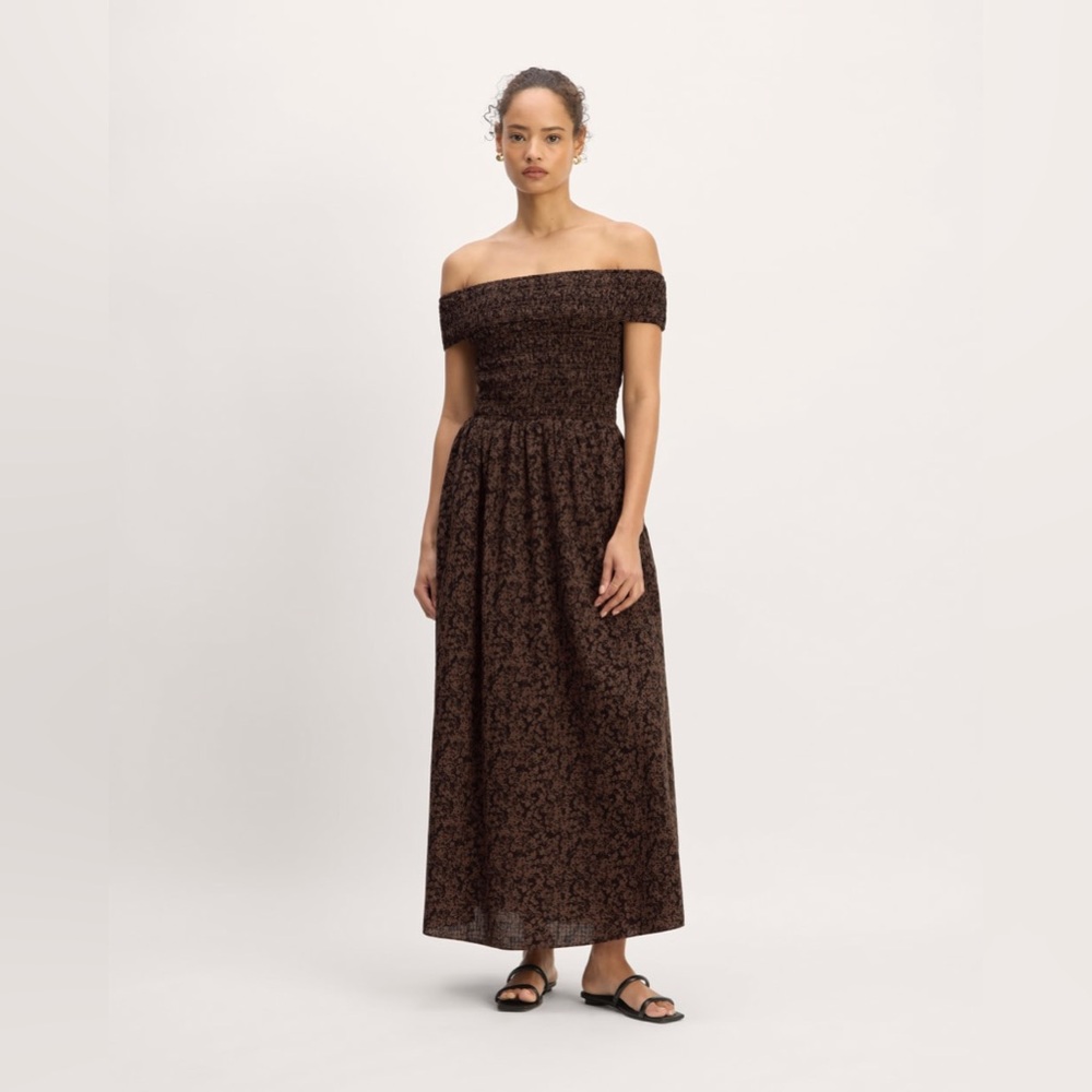 Everlane Gauze Off the Shoulder Dress Worn Once